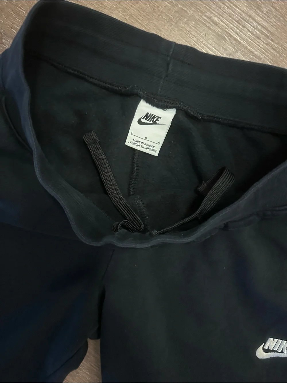 Nike Black Kids Joggers - L